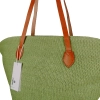 Duża torba koszyk zielona torba na ramię