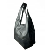 Torebka Ego czarna duża torba na ramię czarna shopper
